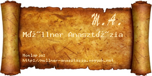 Müllner Anasztázia névjegykártya